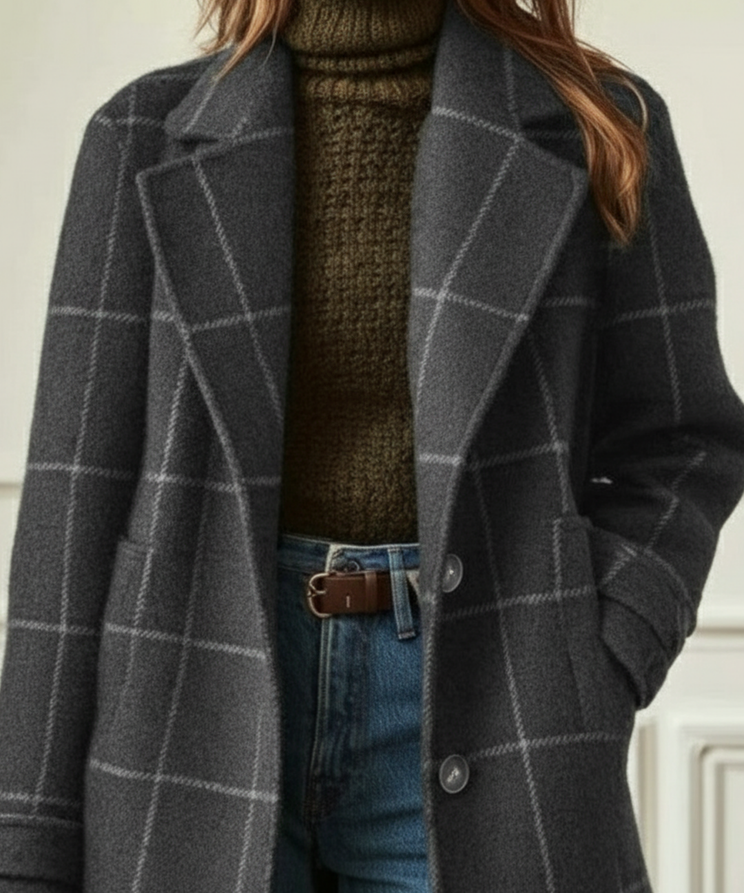 Cambridge Wool Check Coat